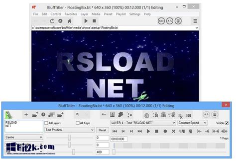 Costless Download of Foldable Blufftitler 13.2